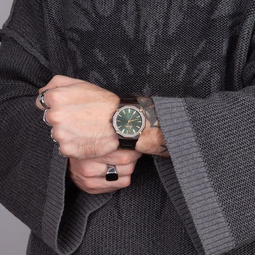 Slazenger Slazenger SL.09.2375.1.04,  англия мужские часы на браслете суперметалл с ip покрытием боковой вид