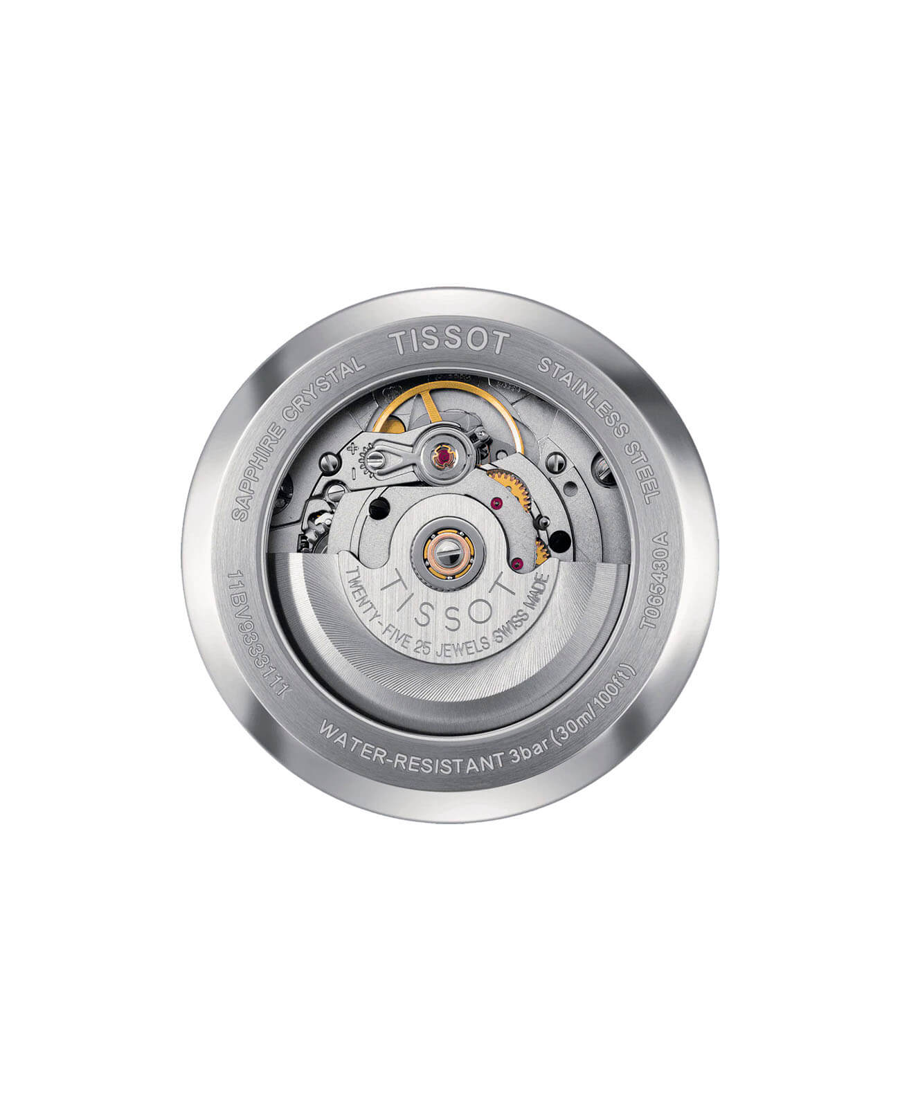 Tissot Tissot Automatics III T065.430.22.051.00 Automatics III - задняя крышка сталь металл корпуса, швейцария часы