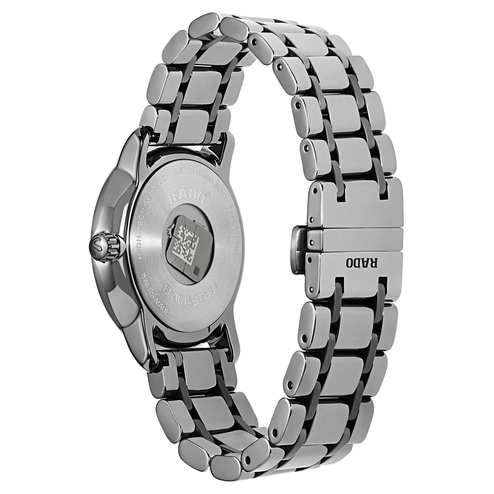 Rado Rado DiaMaster R14072112, diamaster швейцария мужские часы на браслете плазменная керамика боковой вид