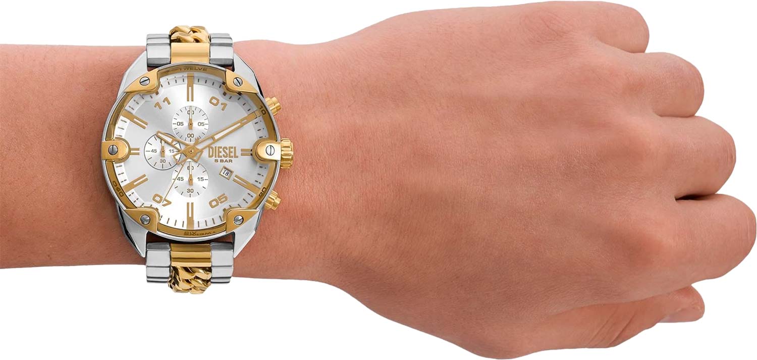 Diesel Diesel Spiked DZ4629 , наручные мужские часы фото под углом