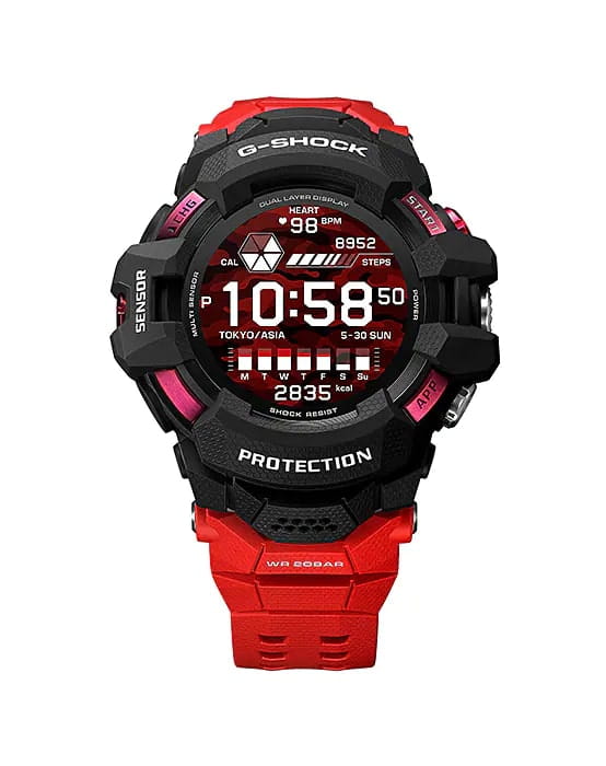 Casio Casio G-Shock GSW-H1000-1A4, g-shock япония мужские часы на браслете пластик боковой вид