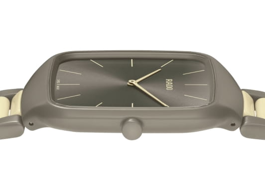 Оригинальные часы Rado Rado Тrue Square Thinline x Les Couleur Le Corbusier R27046172 кварцевые калибр механизма  общий вид
