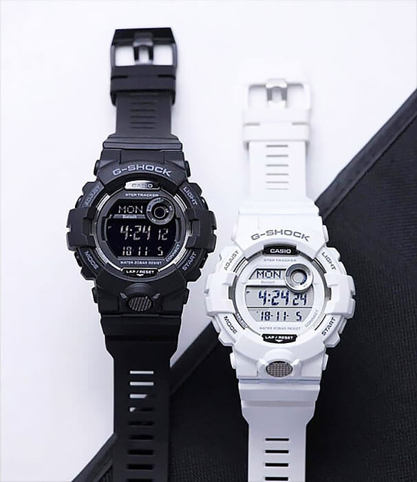 Casio GBD-800-7ER мужские часы застежка крупным планом