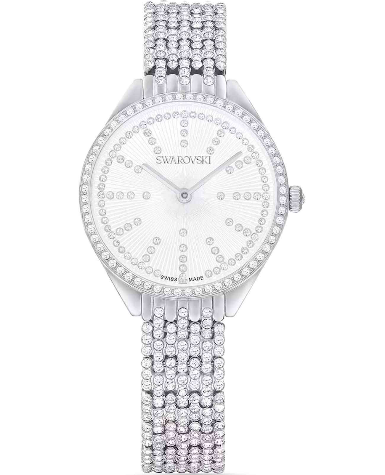 Swarovski Swarovski Attract 5644062  5644062 кварцевые женские часы серебристый циферблат, браслет нержавеющая сталь — вид спереди
