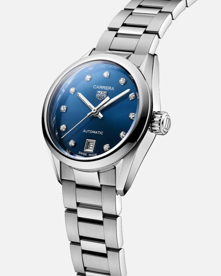 TAG Heuer TAG Heuer Carrera WBN2413.BA0621, carrera швейцария женские часы на браслете нержавеющая сталь боковой вид