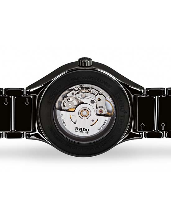 Rado Rado True Automatic Open Heart R27100912, true швейцария мужские часы на браслете высокотехнологичная керамика боковой вид
