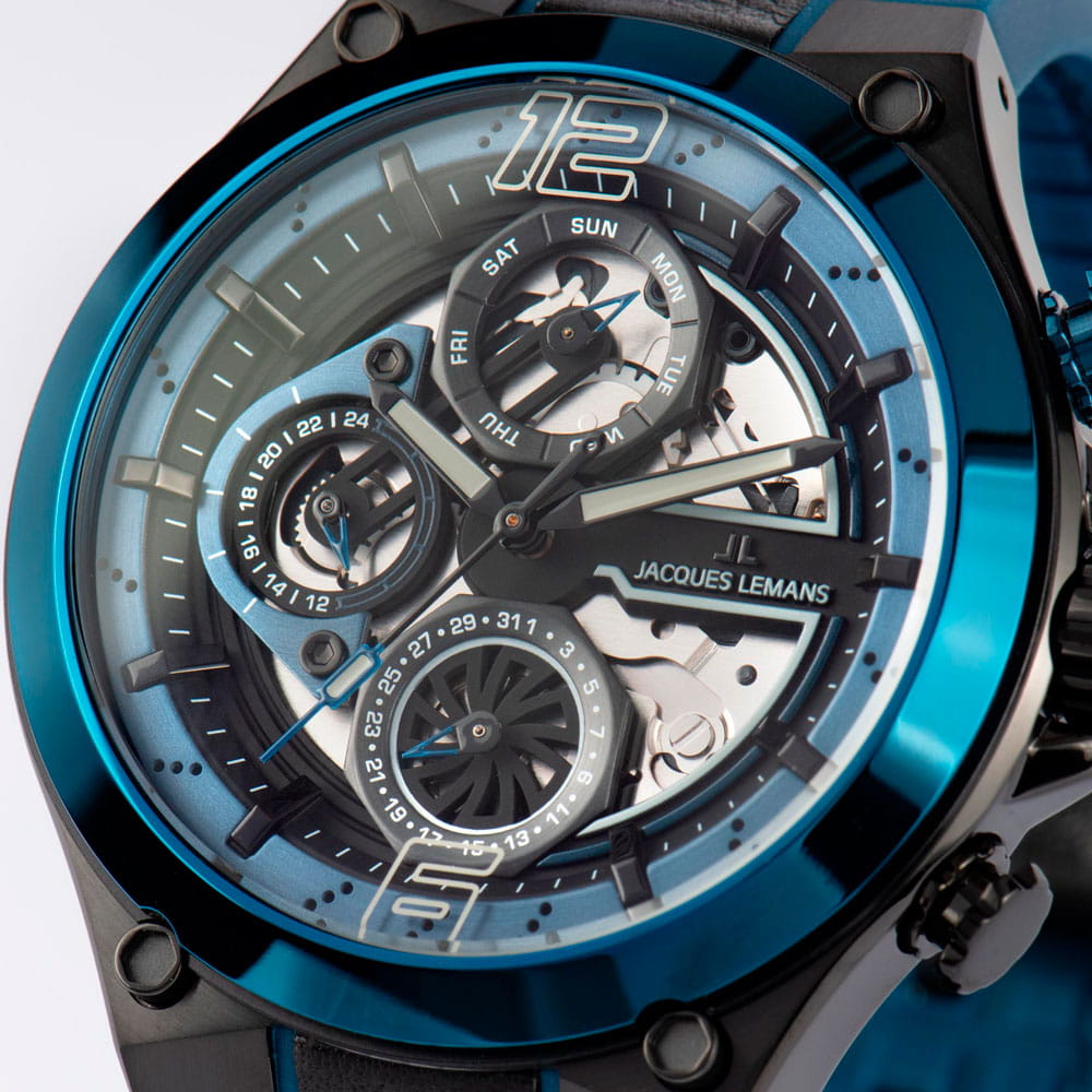 Оригинальные часы Jacques Lemans Jacques Lemans Sport 1-2150B кварцевые калибр механизма  общий вид