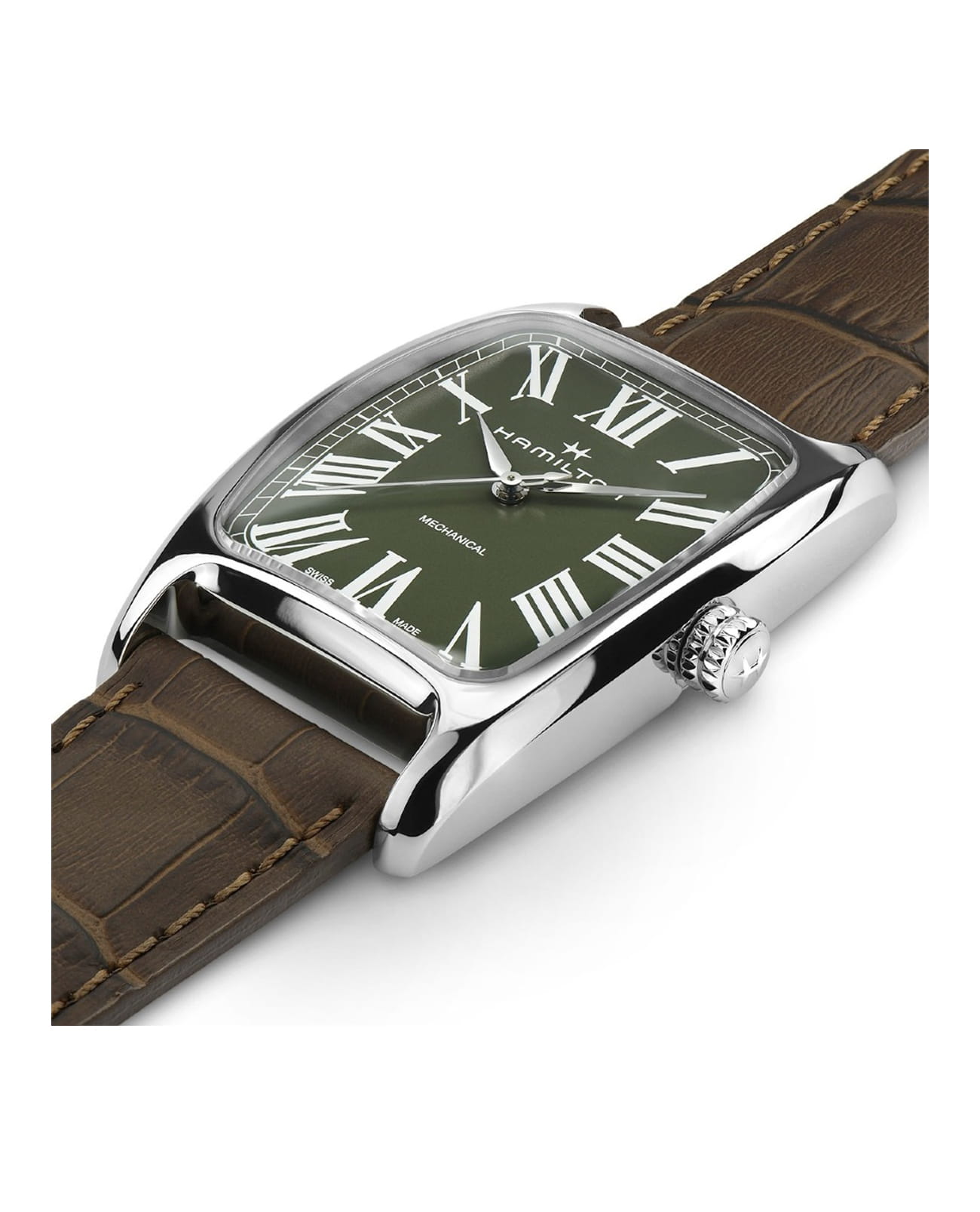 Hamilton Hamilton American Classic Boulton Quartz H13519561, american classic швейцария мужские часы на браслете кожаный боковой вид