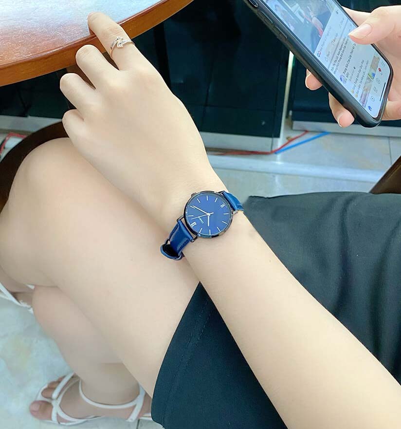 Casio Casio Collection LTP-VT02BL-2AUDF (LTP-VT02BL-2A) , наручные женские часы фото под углом