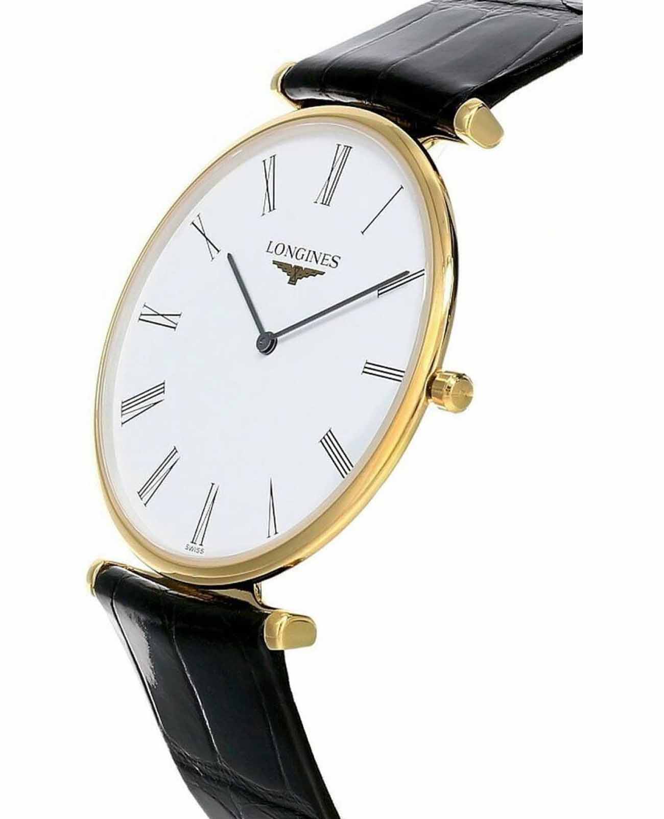 Longines Longines La Grande Classique L4.766.2.11.2, la grande classique швейцария женские часы на браслете кожаный боковой вид