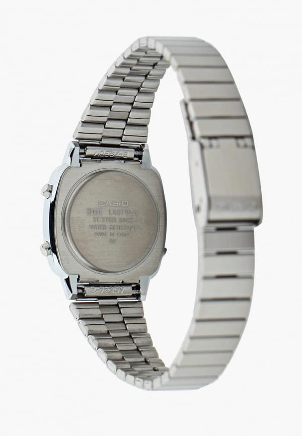 Casio Casio Vintage LA670WEA-7E, vintage япония женские часы на браслете нержавеющая сталь боковой вид