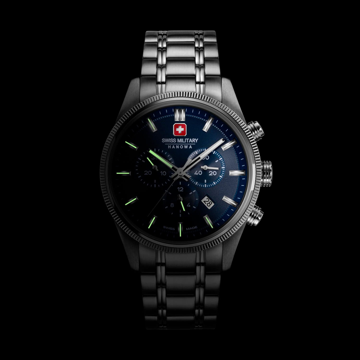 Swiss Military Hanowa Swiss Military Hanowa Air Man SMWGI0003104  — детали корпуса и нержавеющая сталь 316l