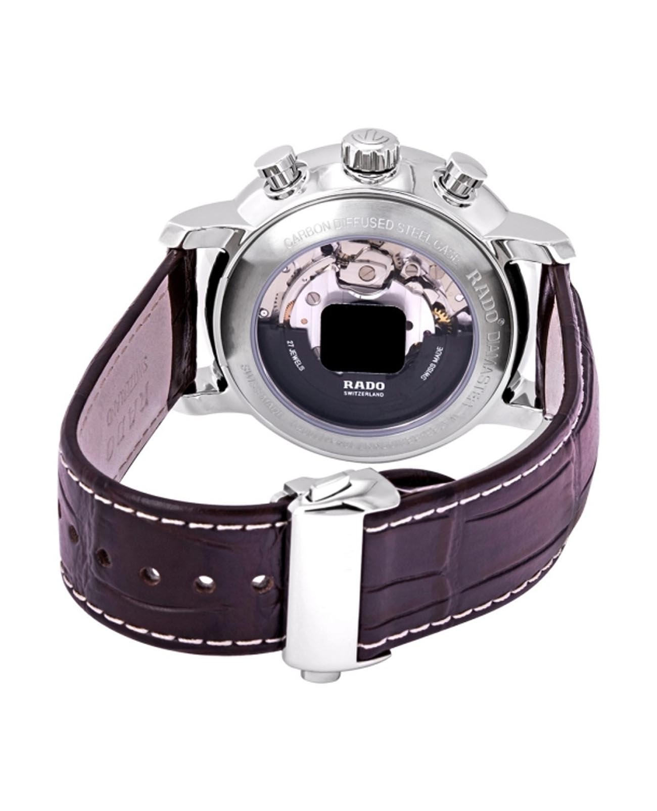 Rado Rado D-Star R14070176,  швейцария мужские часы на браслете кожаный боковой вид