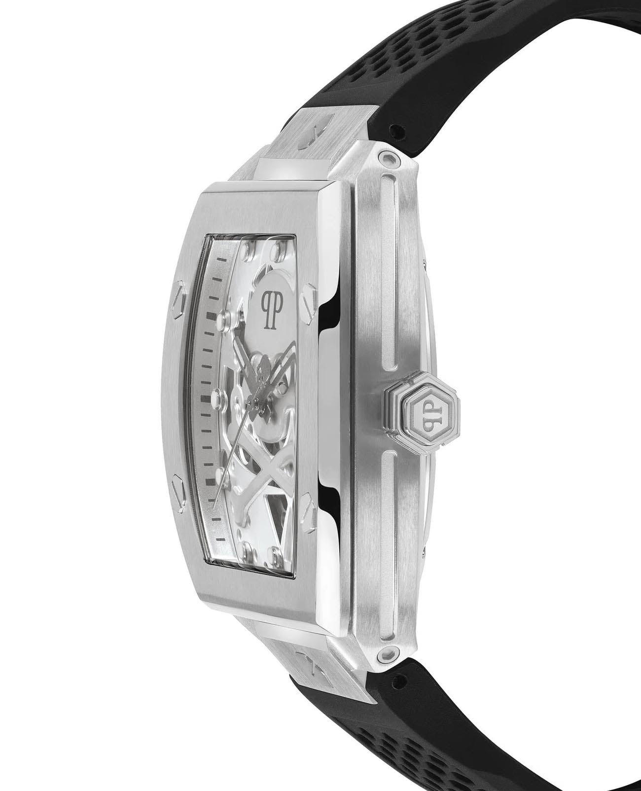 Philipp Plein Philipp Plein The Skeleton PWBAA2123, the skeleton германия мужские часы на браслете силикон боковой вид