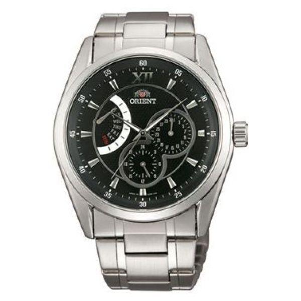 Orient Orient UU06001B (FUU06001B)  FUU06001B  мужские часы  циферблат, браслет  — вид спереди