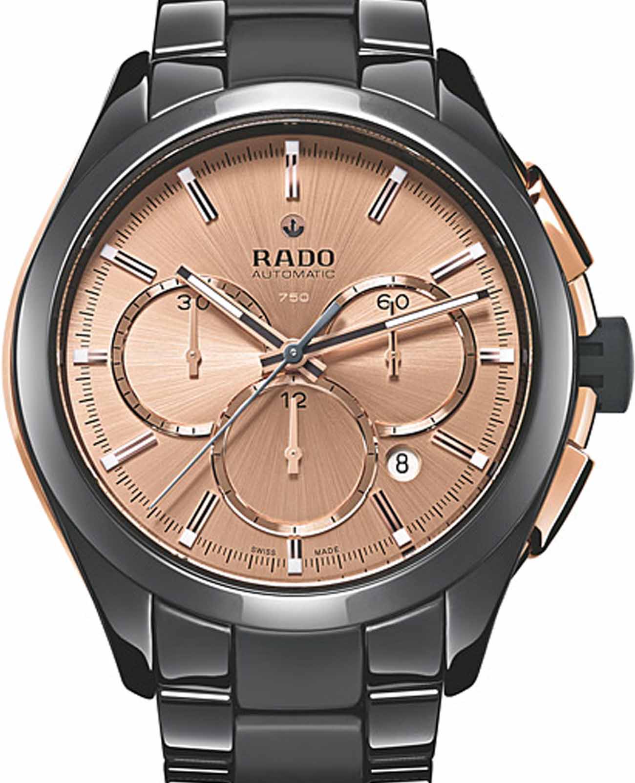 Rado Rado HyperChrome Automatic Chronograph R32754692 Automatic, наручные мужские часы фото под углом