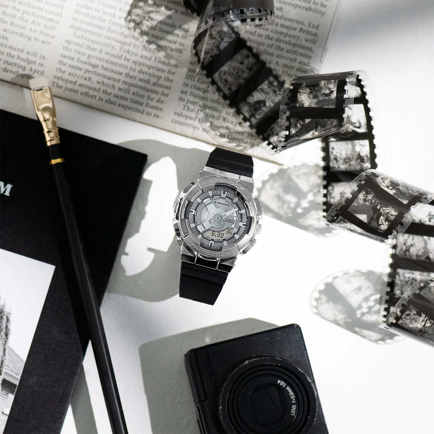 Casio Casio G-Shock GM-S110-1ADR (GM-S110-1A) GM — детали корпуса и пластик