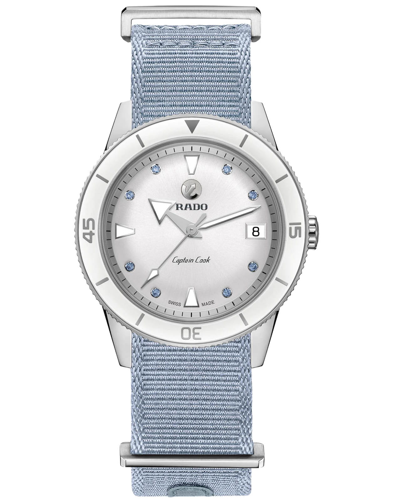 Rado Rado Captain Cook x Julia Peresild R32500718 , наручные женские часы фото под углом