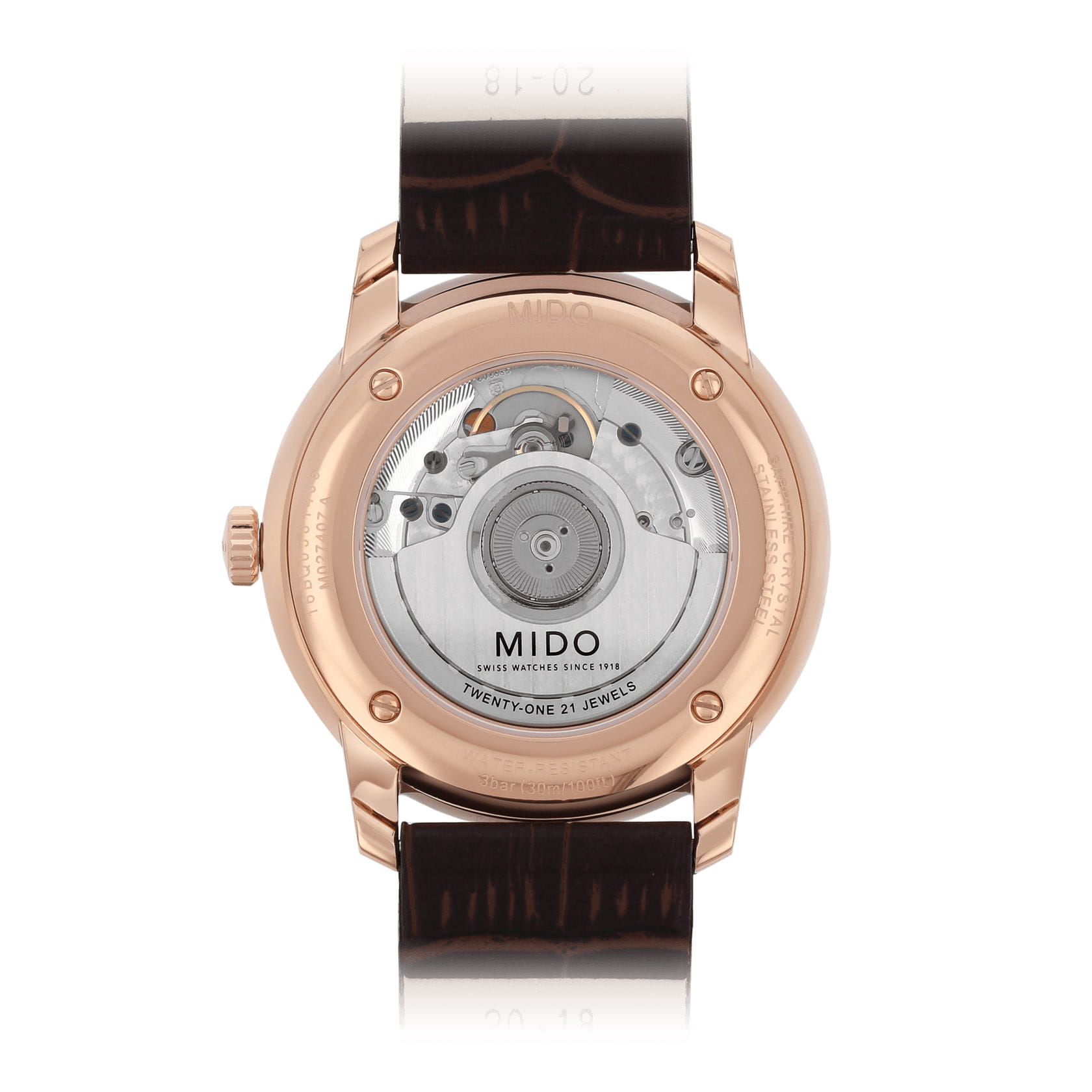Mido Mido Baroncelli Heritage Gent M027.407.36.080.00 , наручные мужские часы фото под углом