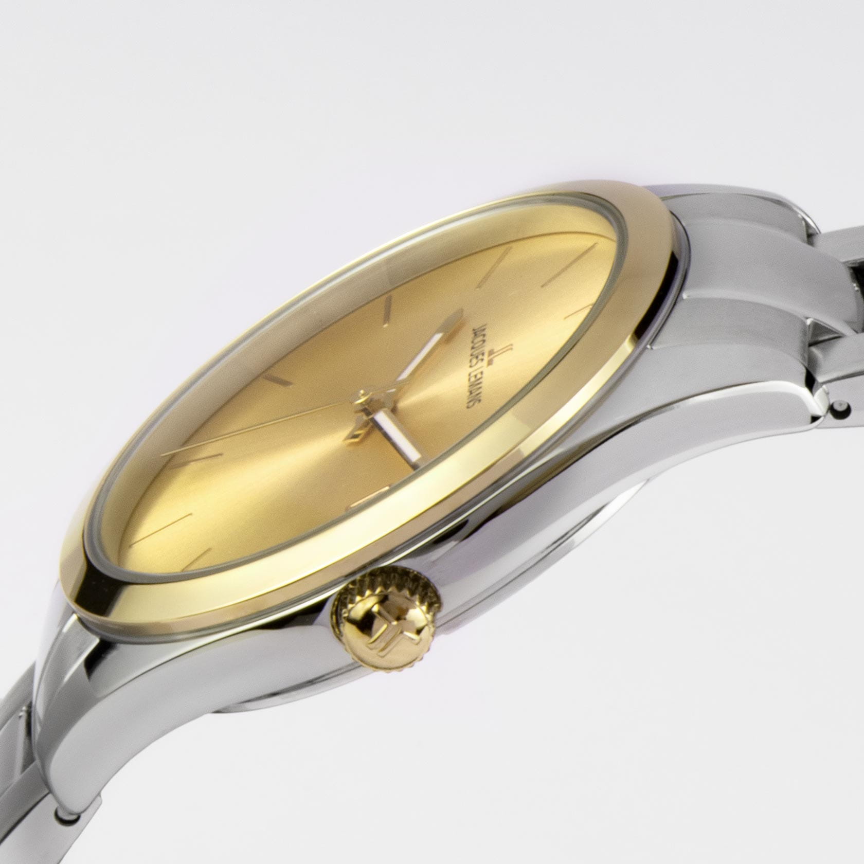 Jacques Lemans Jacques Lemans Classic 1-1878E,  австрия женские часы на браслете нержавеющая сталь боковой вид