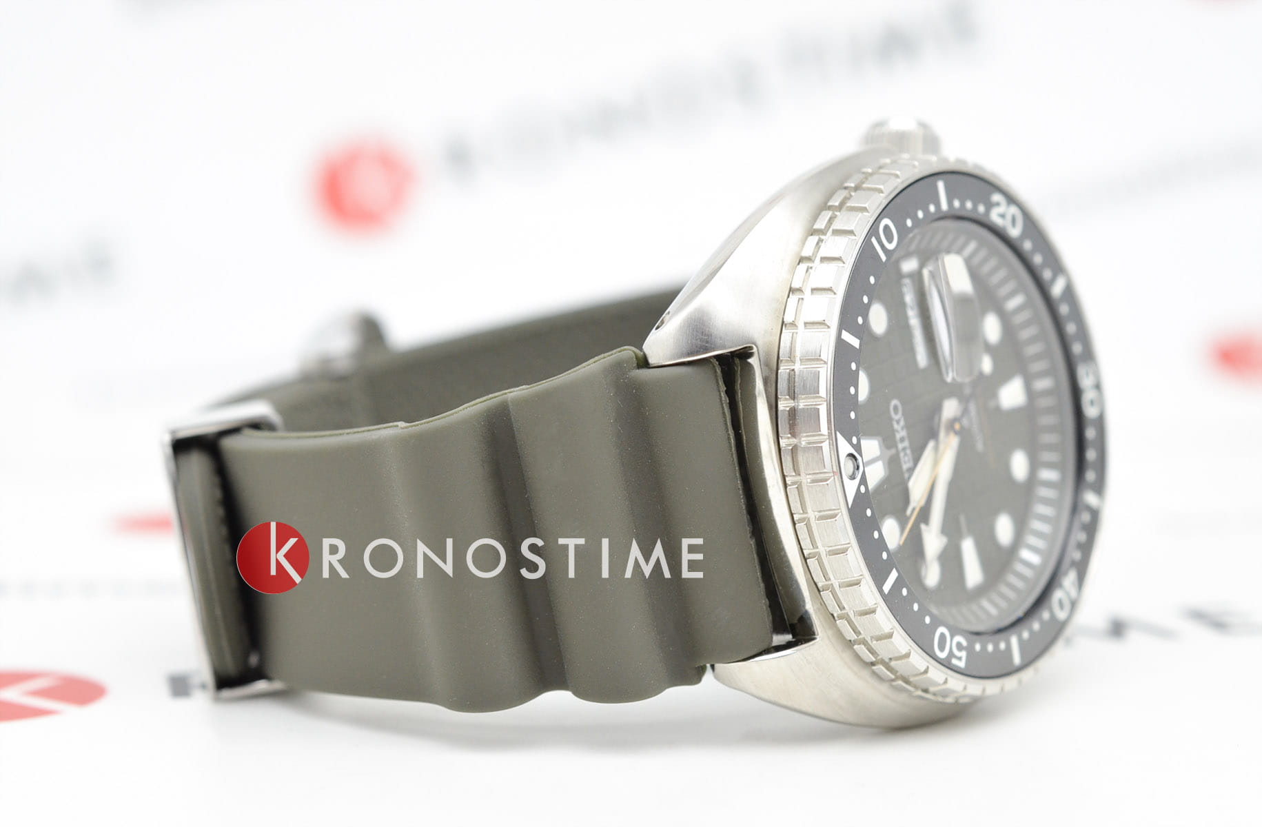 Seiko Seiko Prospex SRPE05K1 мужские часы зеленый циферблат на запястье