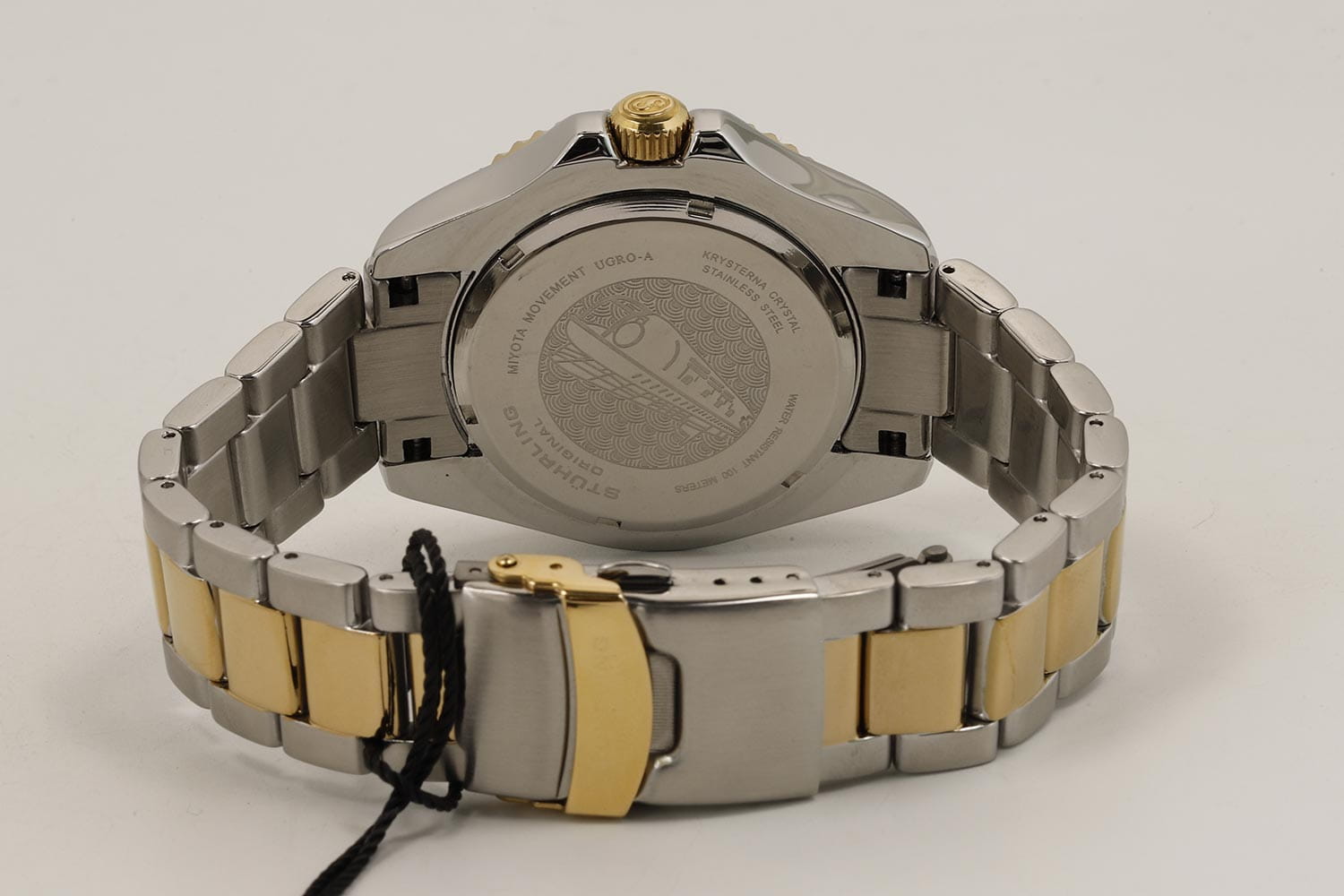 Оригинальные часы Stuhrling Stuhrling Aquadiver 3950A.5 кварцевые калибр механизма  общий вид