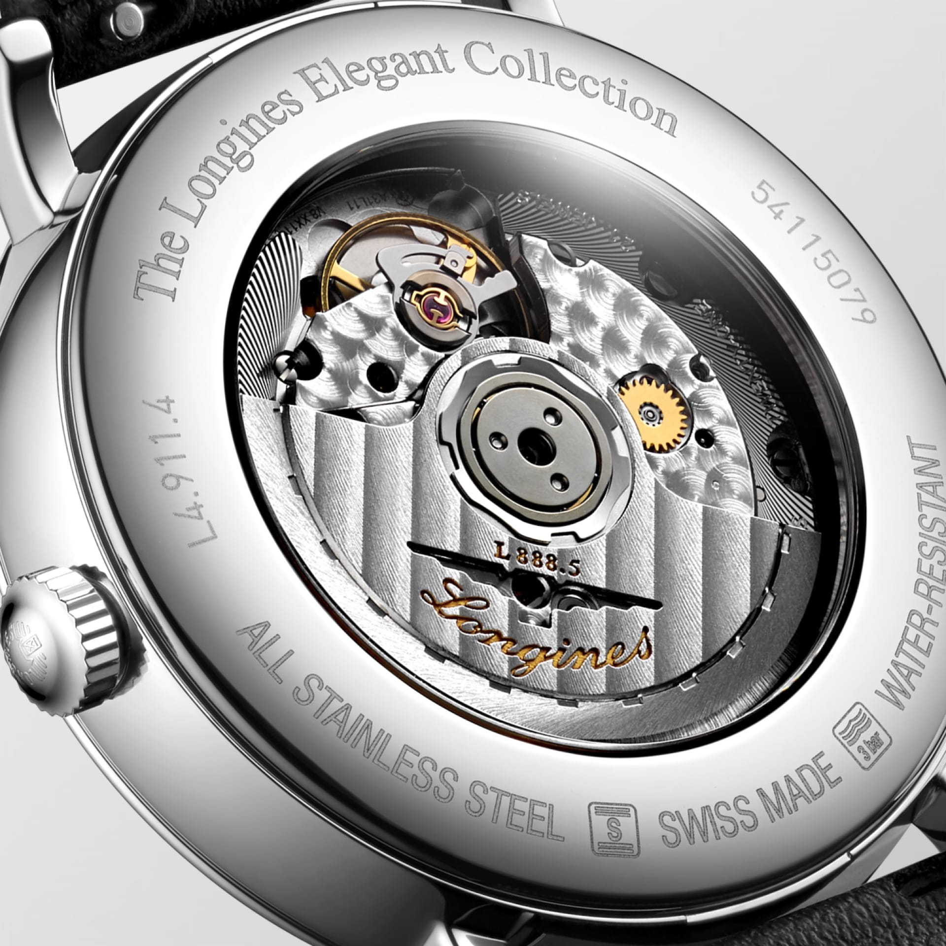 Longines Longines Elegant Collection L4.911.4.71.2  - задняя крышка металл сталь корпуса, швейцария часы