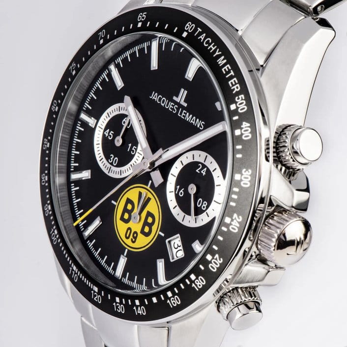 Jacques Lemans Jacques Lemans Borussia Dortmund BVB-06 , наручные мужские часы фото под углом