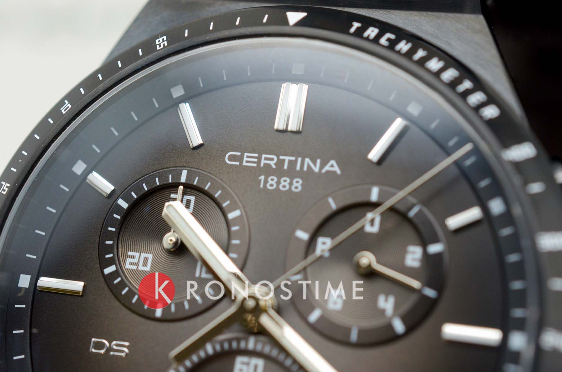 Оригинальные часы Certina Certina DS-7 Chronograph C043.417.38.081.00 кварцевые калибр механизма eta g10.212 общий вид