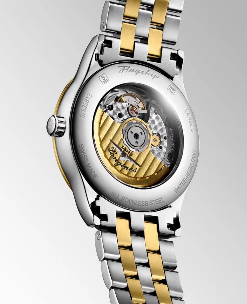 Longines Longines Flagship L4.984.3.20.7 , наручные мужские часы фото под углом