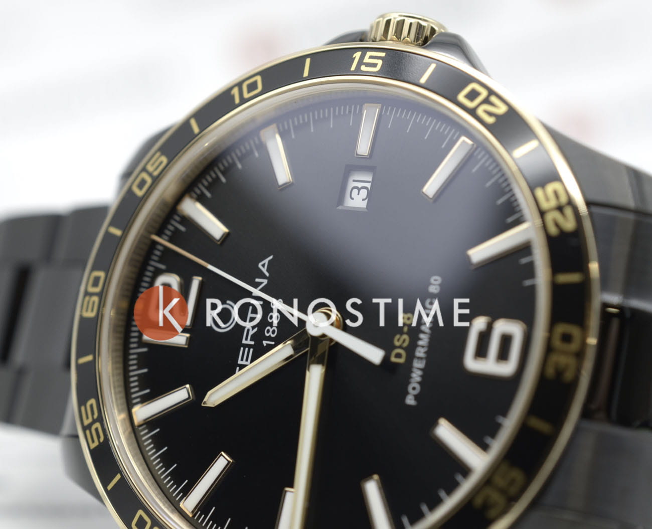 Certina Certina DS-8 C033.807.33.057.00 мужские часы черный циферблат на запястье