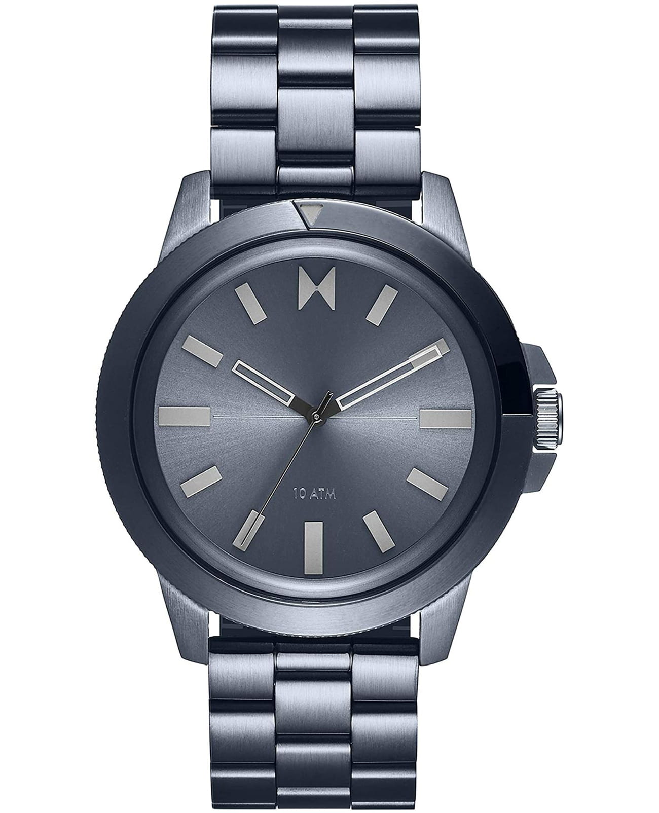 MVMT MVMT Minimal Sport 28000076-D  28000076-D кварцевые мужские часы синий циферблат, браслет нержавеющая сталь с ip-покрытием — вид спереди