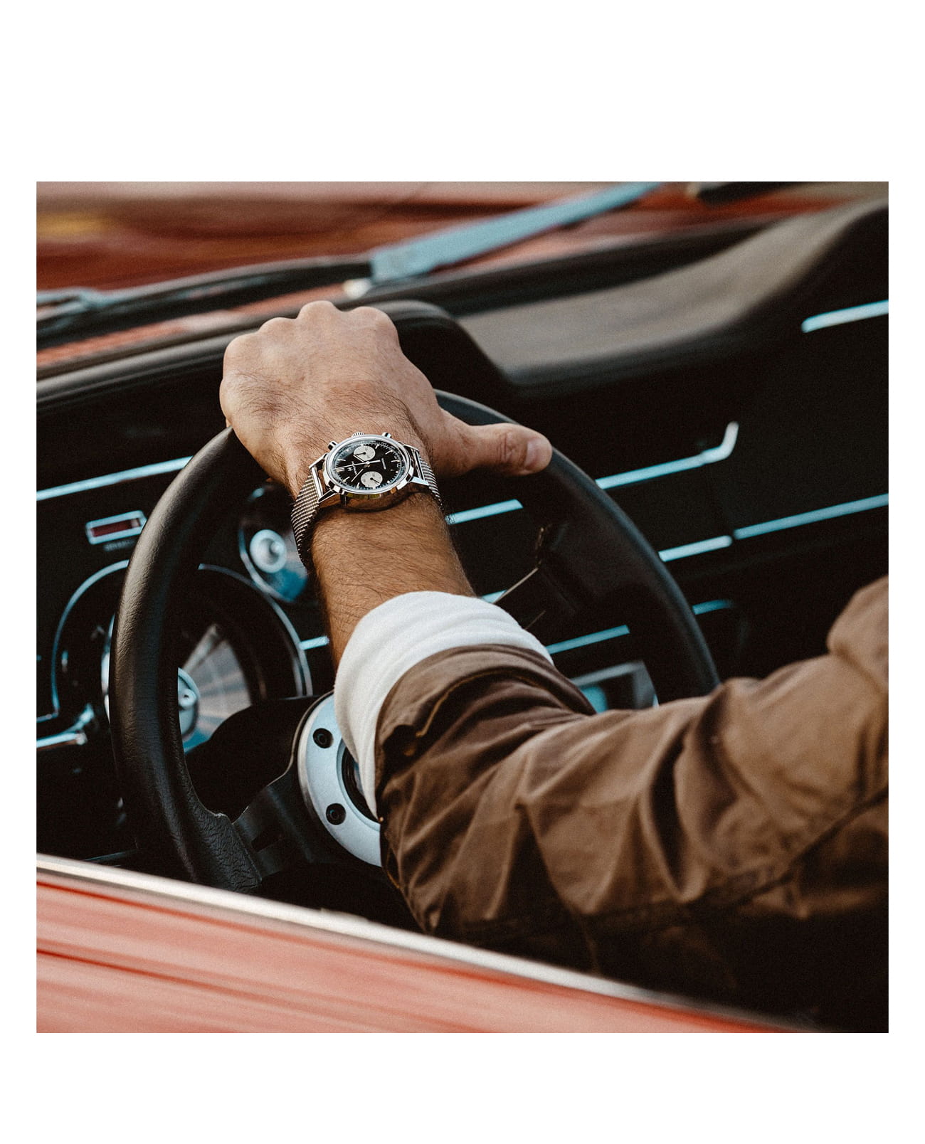 Hamilton Hamilton American Classic Intra-Matic Chronograph H H38429130  - задняя крышка металл сталь корпуса, швейцария часы