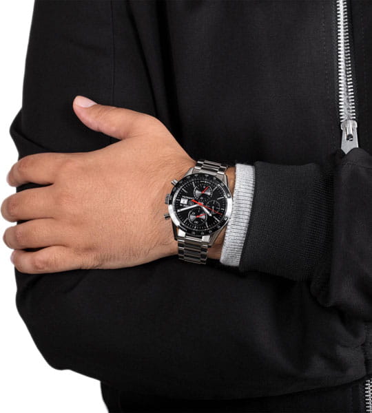 Оригинальные часы TAG Heuer TAG Heuer Carrera CV201AK.BA0727 механические калибр механизма calibre 16 общий вид