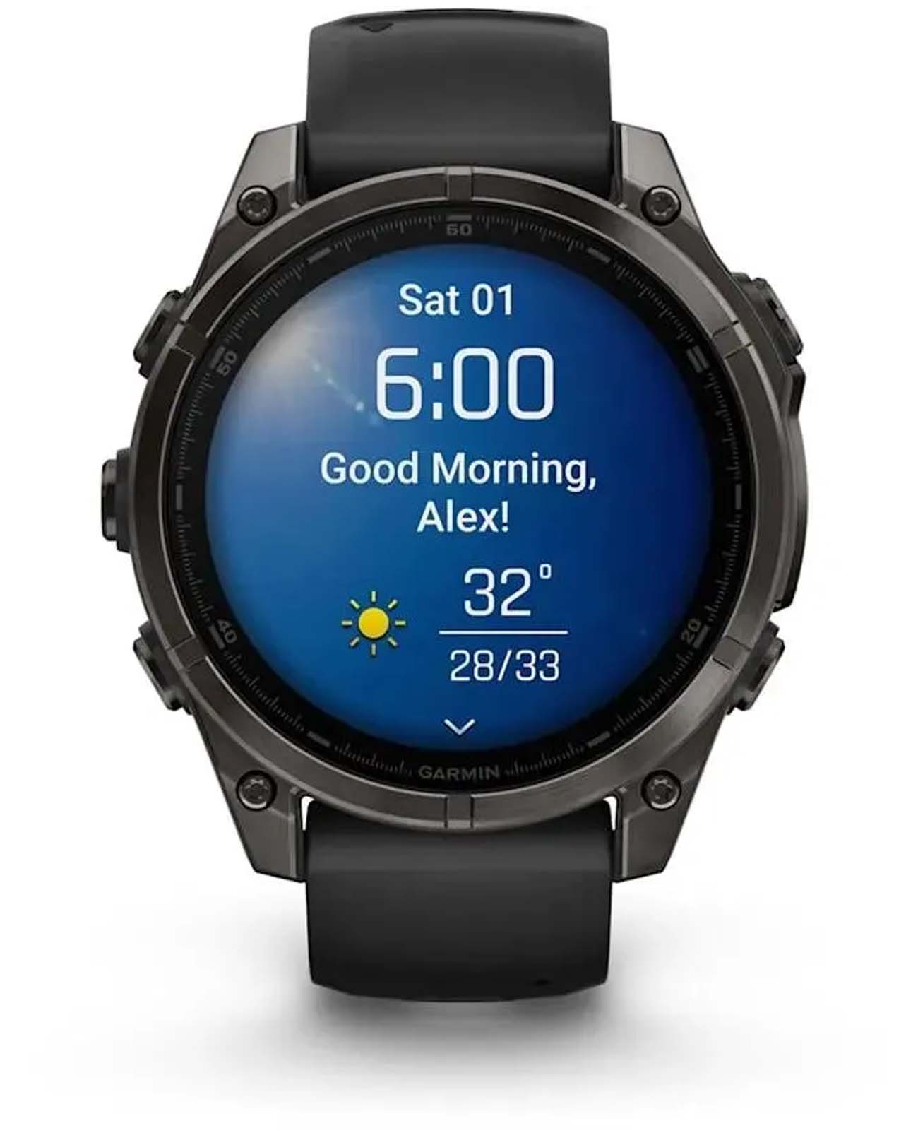 Оригинальные часы Garmin Garmin Fenix 8 010-02904-21 электронные калибр механизма  общий вид