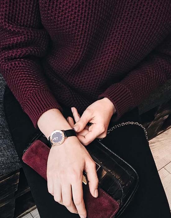 33 Element 33 Element 331423,  швейцария женские часы на браслете сталь с ip покрытием боковой вид