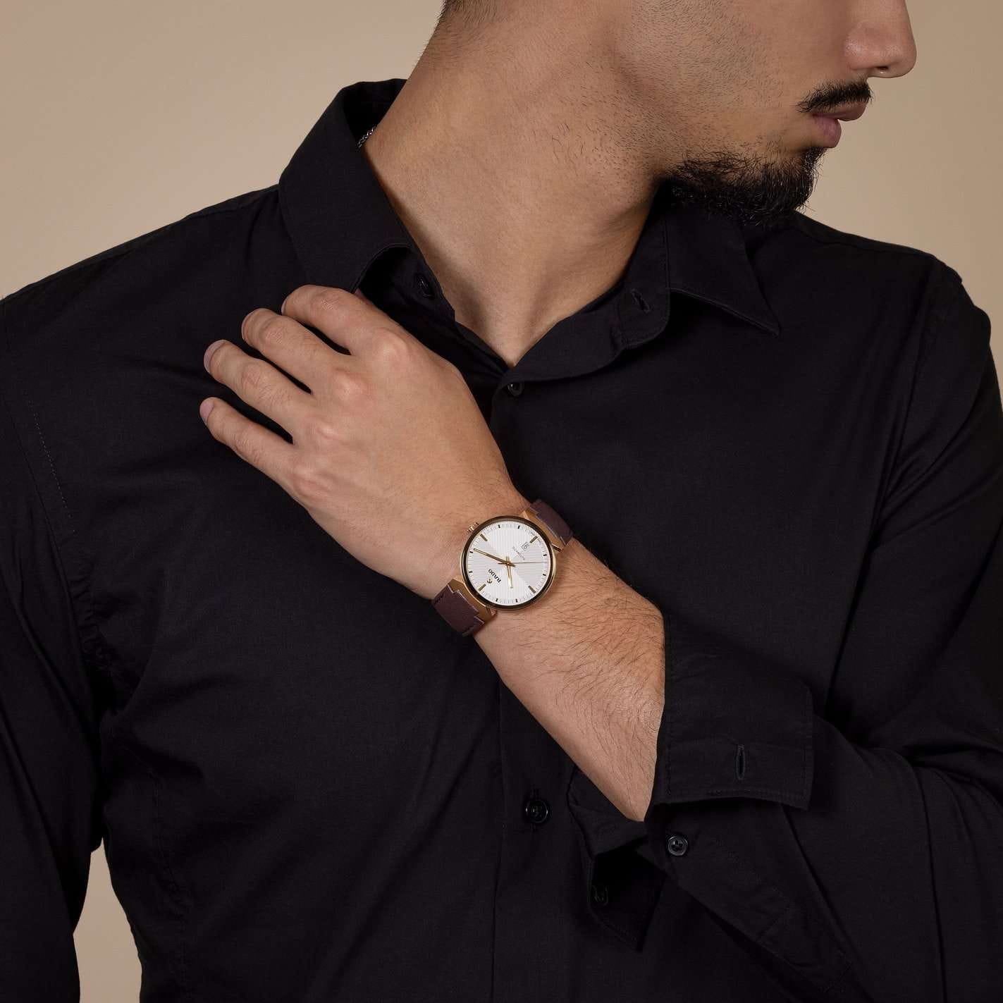 Rado Rado Florence Automatic R48905015 мужские часы бежевый циферблат на запястье