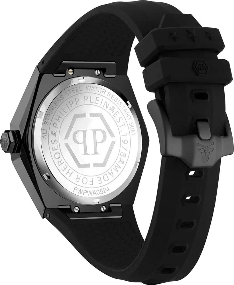 Philipp Plein Philipp Plein Skull Spikes PWPWA0524,  германия женские часы на браслете силикон боковой вид