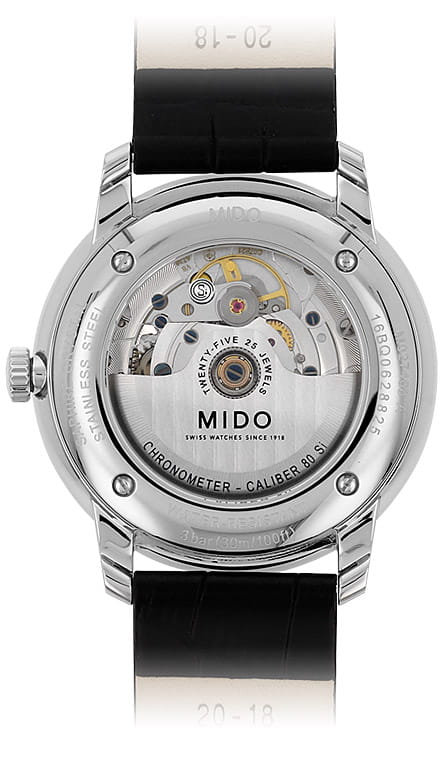 Mido Mido Baroncelli M027.408.16.058.00 мужские часы черный циферблат на запястье