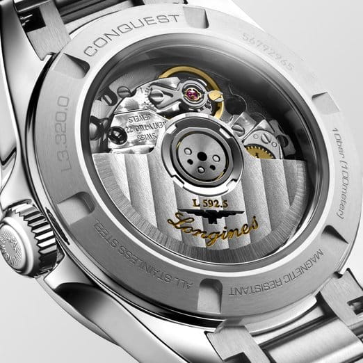 Longines Longines Conquest L3.320.0.87.6, heritage швейцария женские часы на браслете нержавеющая сталь боковой вид