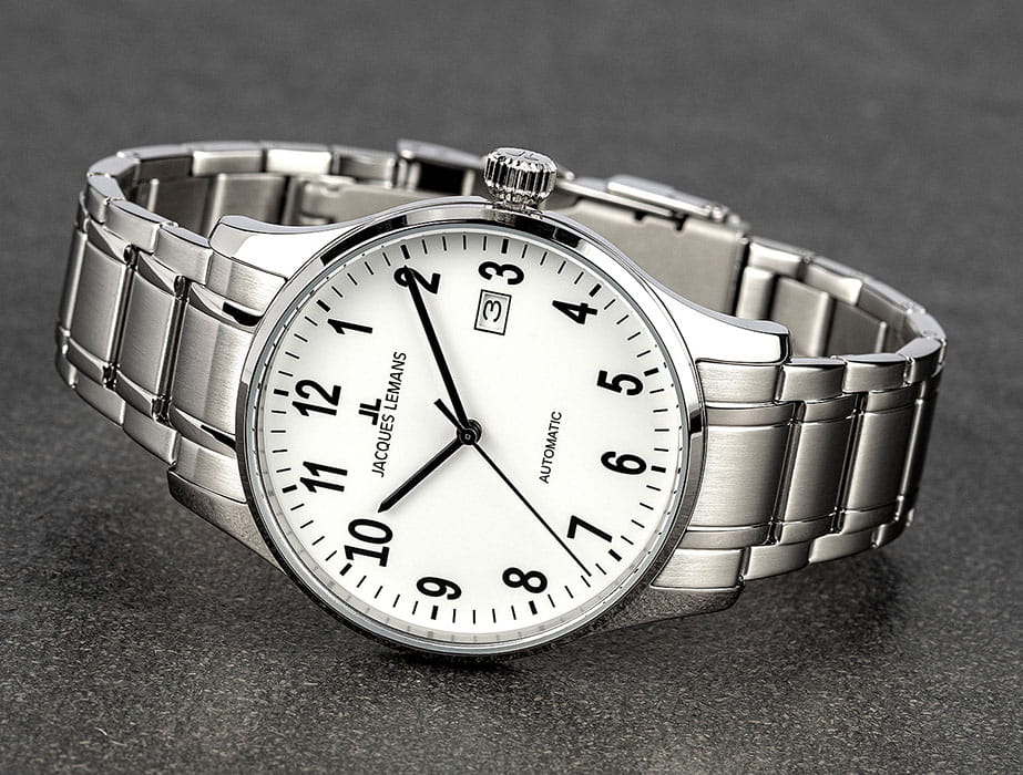 Jacques Lemans Jacques Lemans Classic 1-2073H, jl classic австрия мужские часы на браслете нержавеющая сталь боковой вид