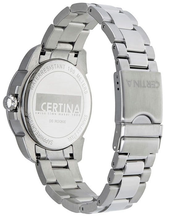 Certina Certina DS Rookie C016.410.11.047.00, ds podium швейцария мужские часы на браслете нержавеющая сталь боковой вид