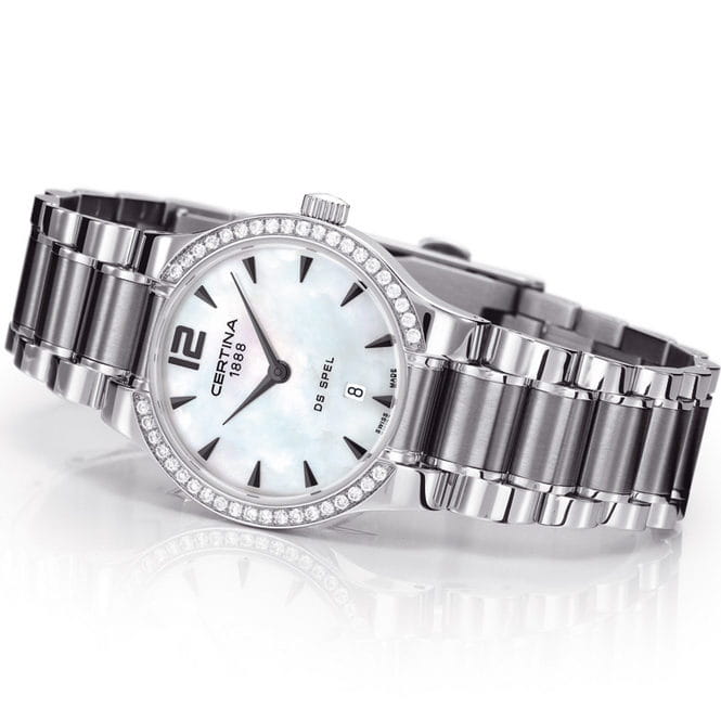 Оригинальные часы Certina Certina Lady Round C012.209.61.117.00 кварцевые калибр механизма eta 956.412 общий вид