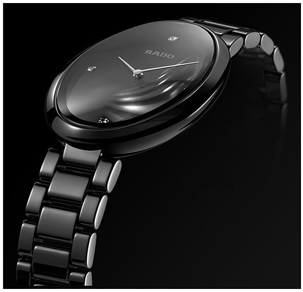 Rado Rado Esenza Ceramic Touch R53093712 , наручные женские часы фото под углом