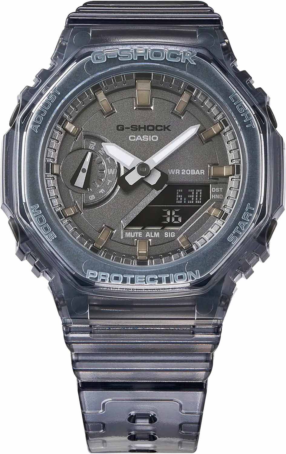 Оригинальные часы Casio Casio G-Shock GMA-S2100SK-1A электронные калибр механизма  общий вид
