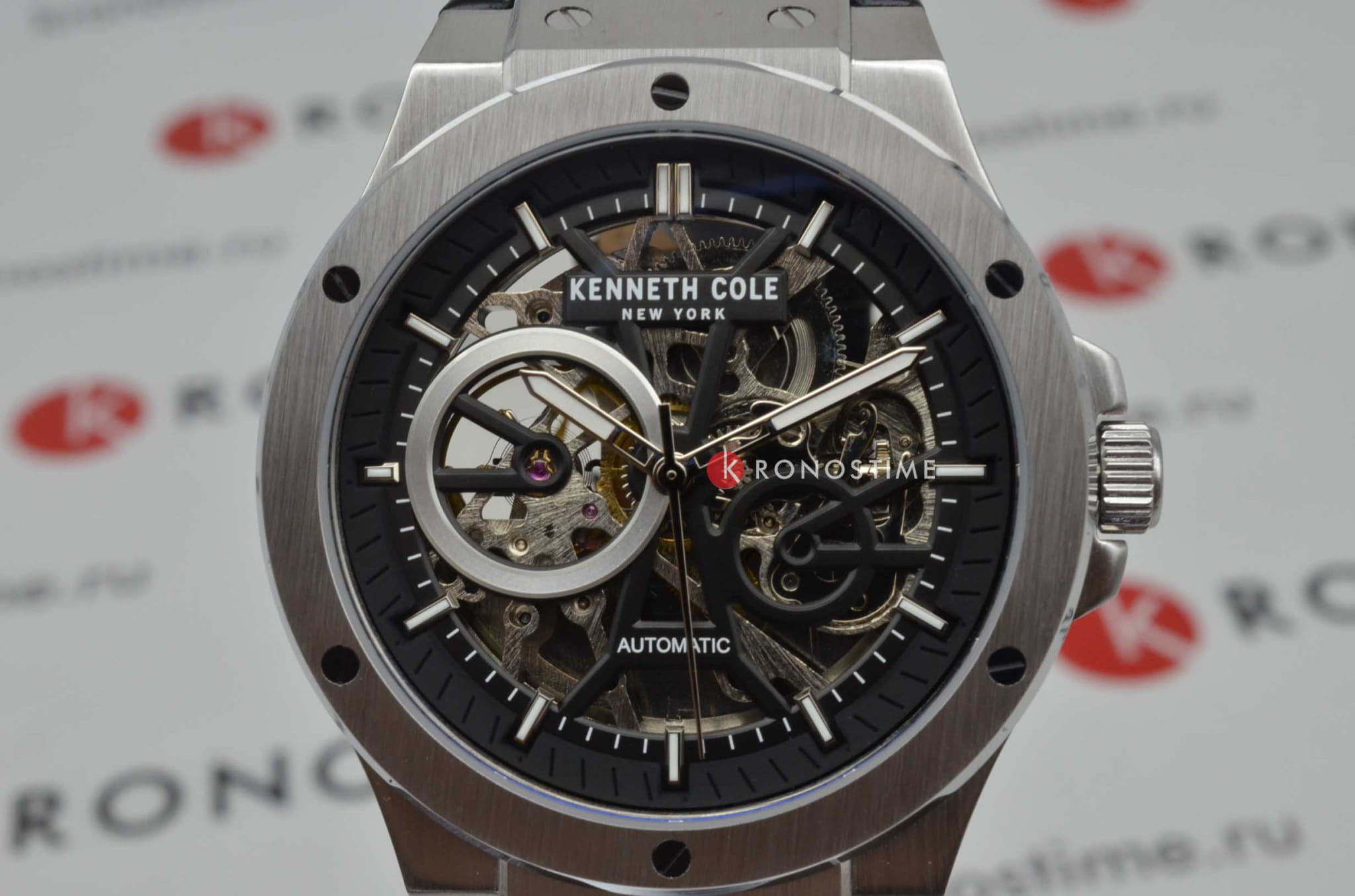 Kenneth Cole Kenneth Cole Automatic KCWGE0033505 , наручные мужские часы фото под углом