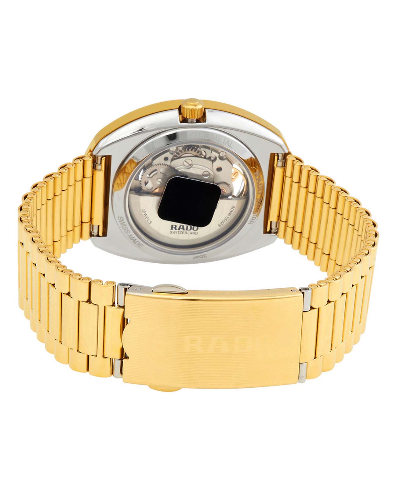 Rado Rado DiaStar Original Skeleton R12064253, diastar швейцария мужские часы на браслете нержавеющая сталь с pvd-покрытием боковой вид