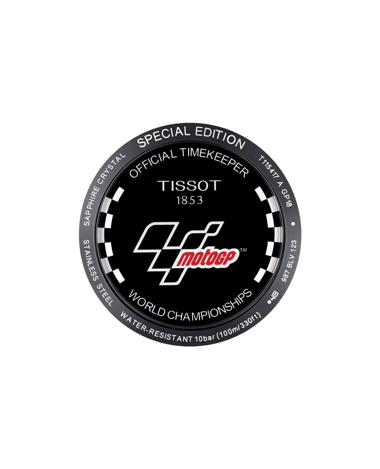 Tissot Tissot T-Race Motogp 2018 Special Edition T115.417.37.061.04, t-sport швейцария мужские часы на браслете силикон боковой вид