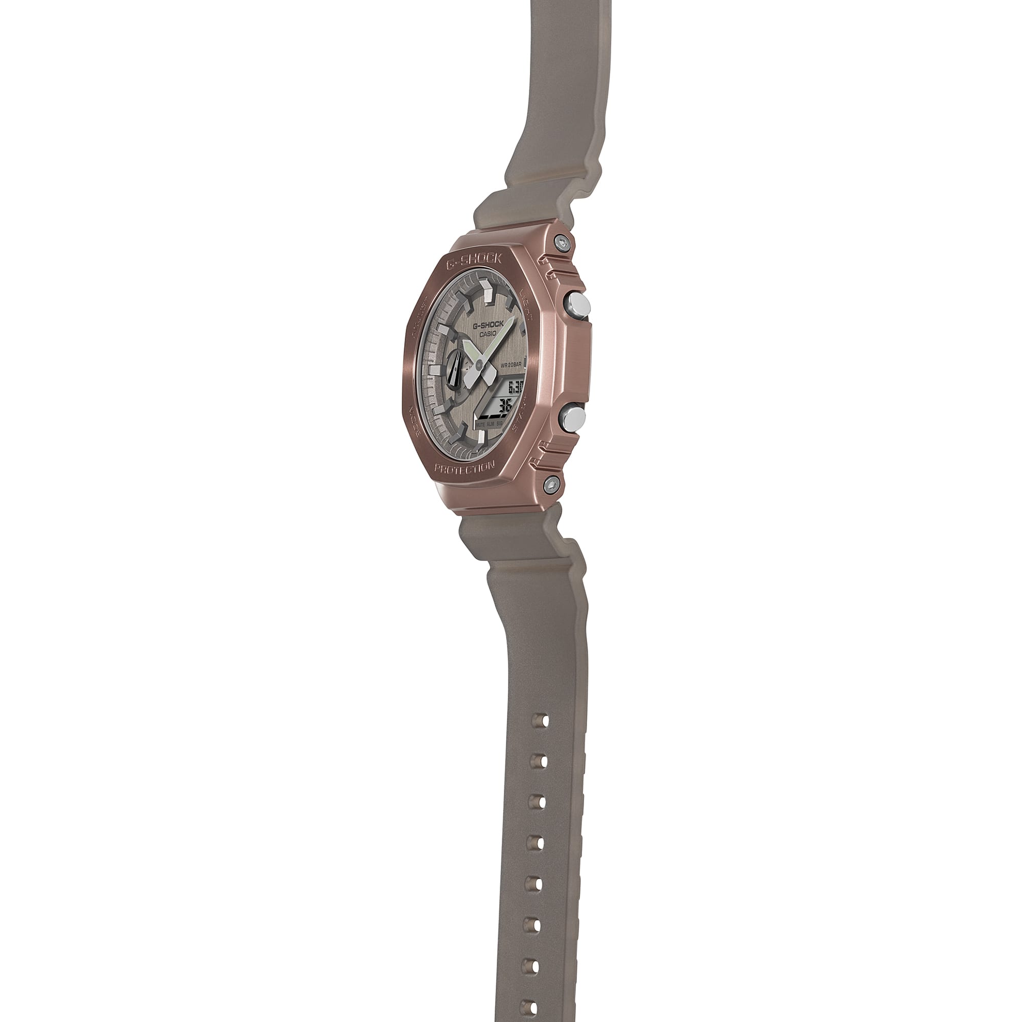 Casio Casio G-Shock GM-2100MF-5ADR (GM-2100MF-5A) электронные мужские часы часы крупный план антрацитовый циферблата