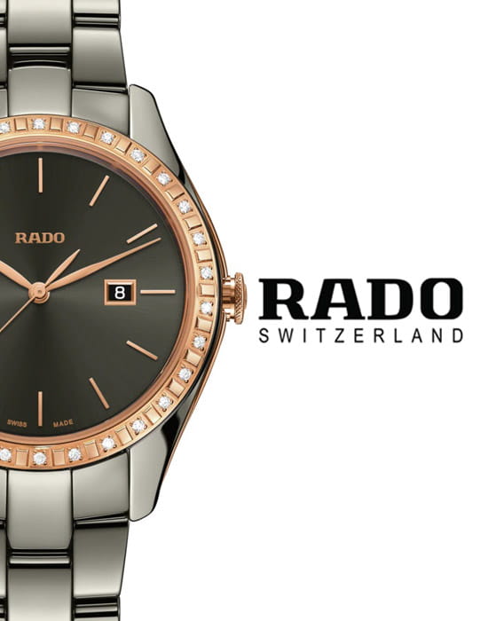 Rado Rado Hyperchrome Diamonds R32125102 , наручные женские часы фото под углом